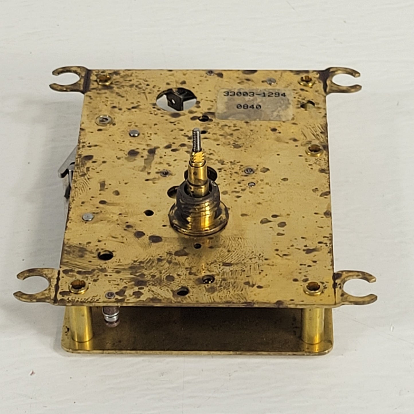 Vintage Synchron 33003-1294 0840 Gear Box Clock Mechanism Movement Assembly