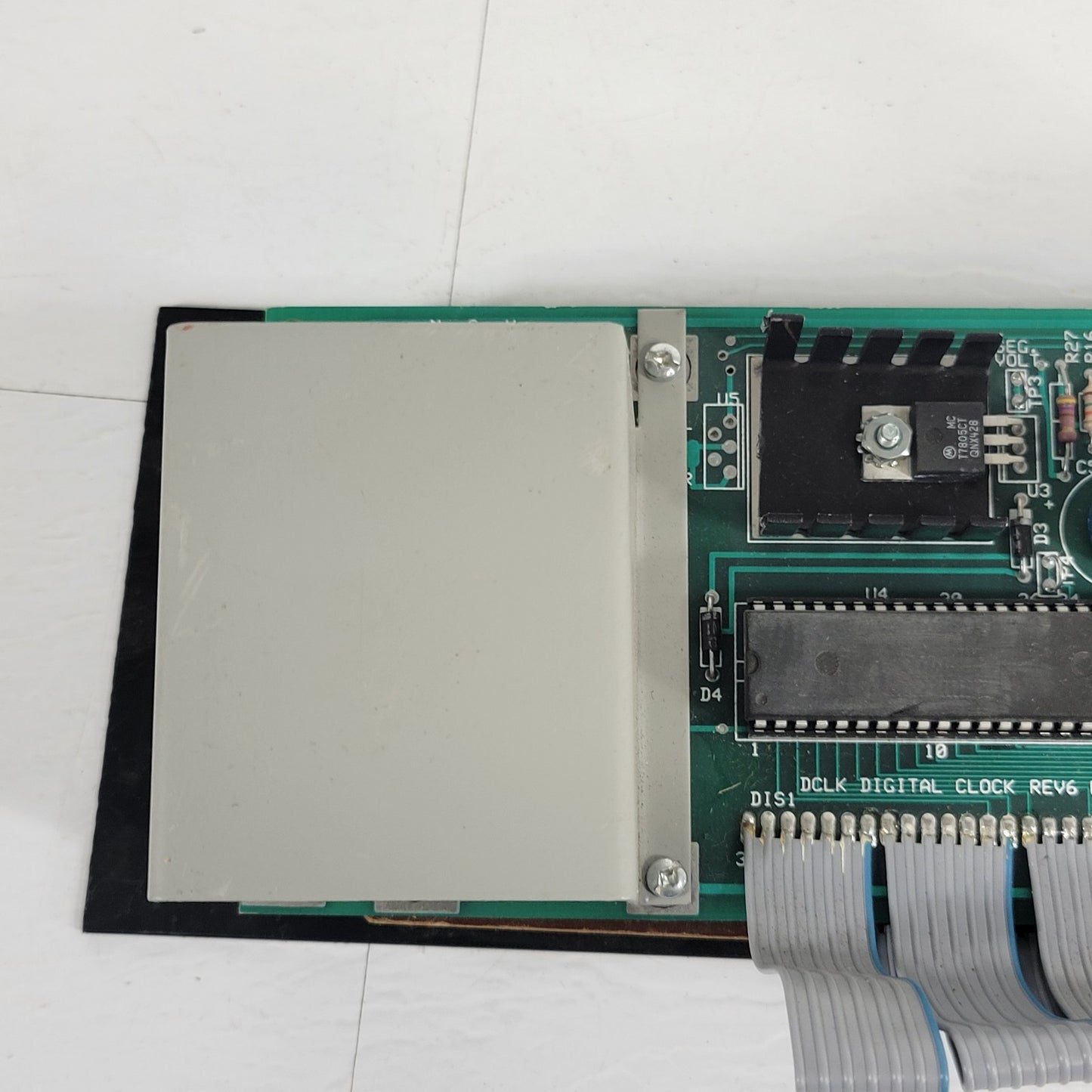 Telecor DCLK Digital Clock Rev 6 Circuit Board Screen With Black Frame