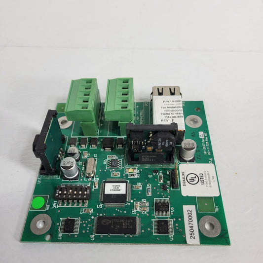 Fike 10-2627 Rev C Signaling Board Ethernet Module without Enclosure Fire
