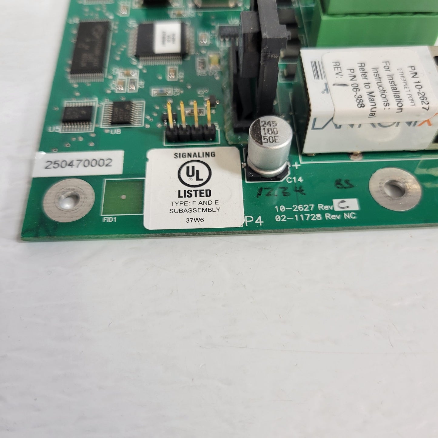 Fike 10-2627 Rev C Signaling Board Ethernet Module without Enclosure Fire