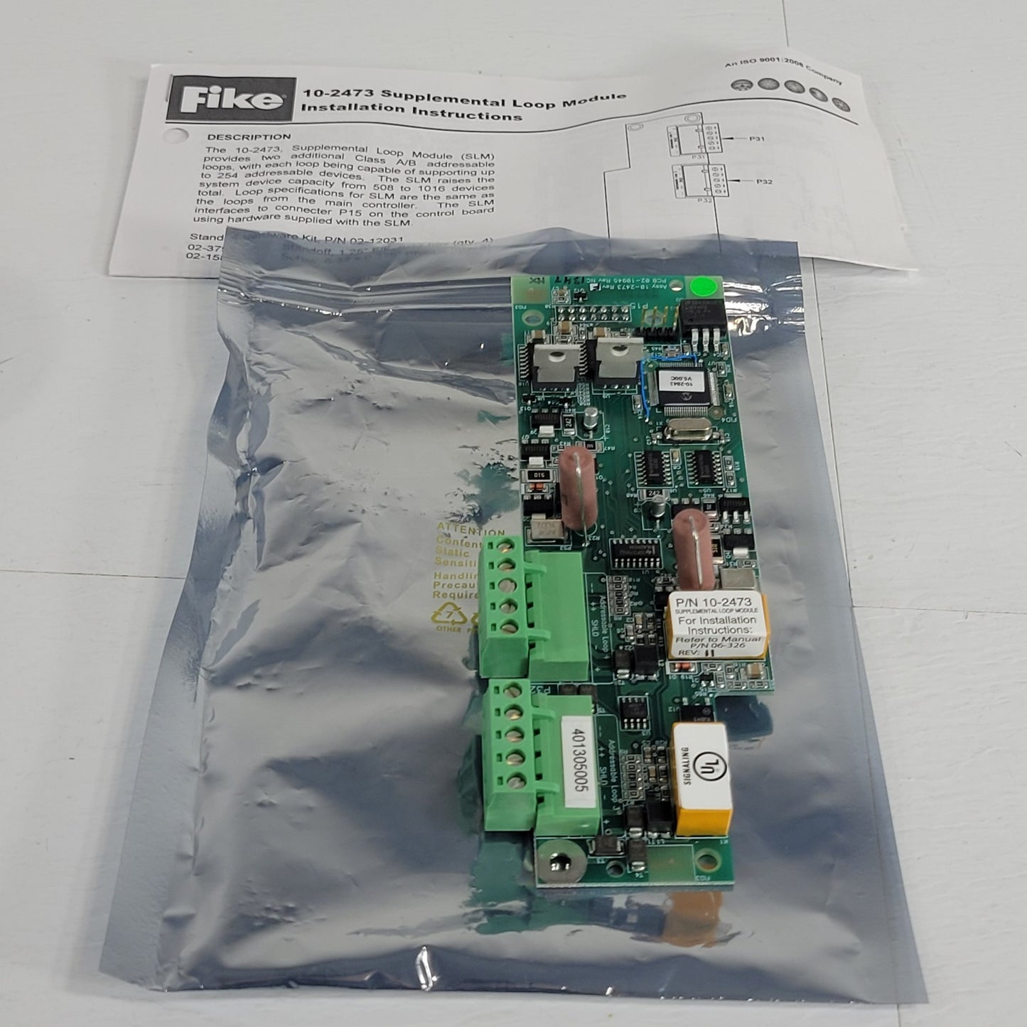 Fike 10-2473 SLM Supplemental Loop Module Signaling Board