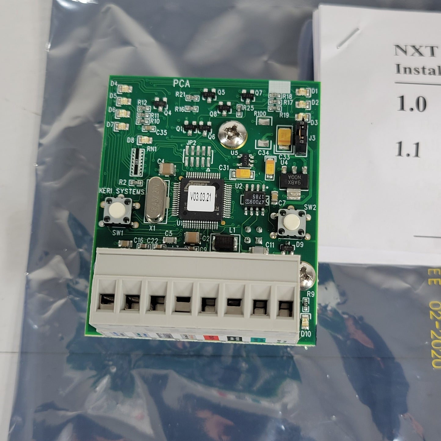 Keri NXT-RIM 3.5-X Rev. U NXT-RM3 Reader Interface Module RFID Scanner 05108-001