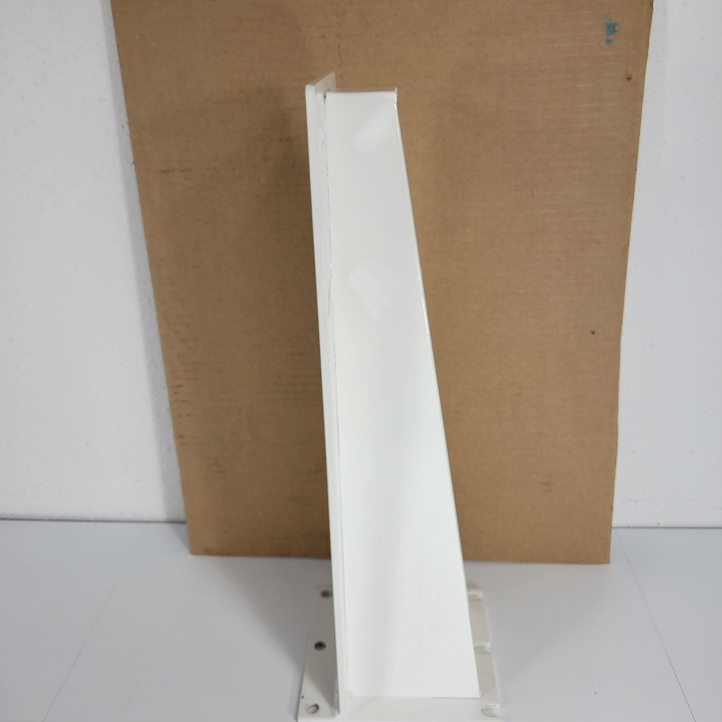 Custom Mount Display To Floor Or Wall 22" Tall 7 Wide 1/4" Thick Steel White