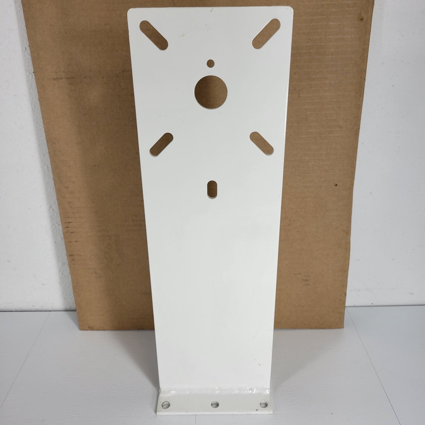 Custom Mount Display To Floor Or Wall 22" Tall 7 Wide 1/4" Thick Steel White