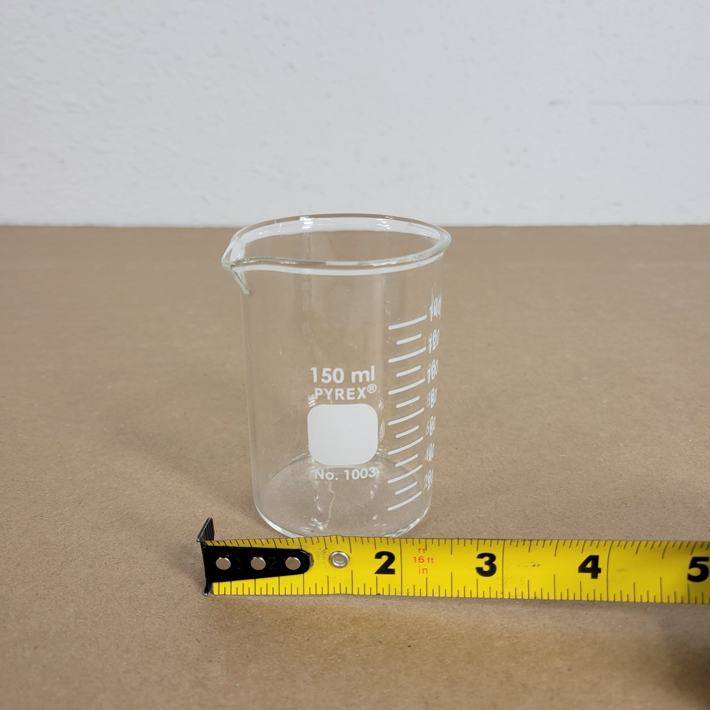 150 mL Pyrex Heavy Duty Griffin Beaker 1003-.15L Graduated