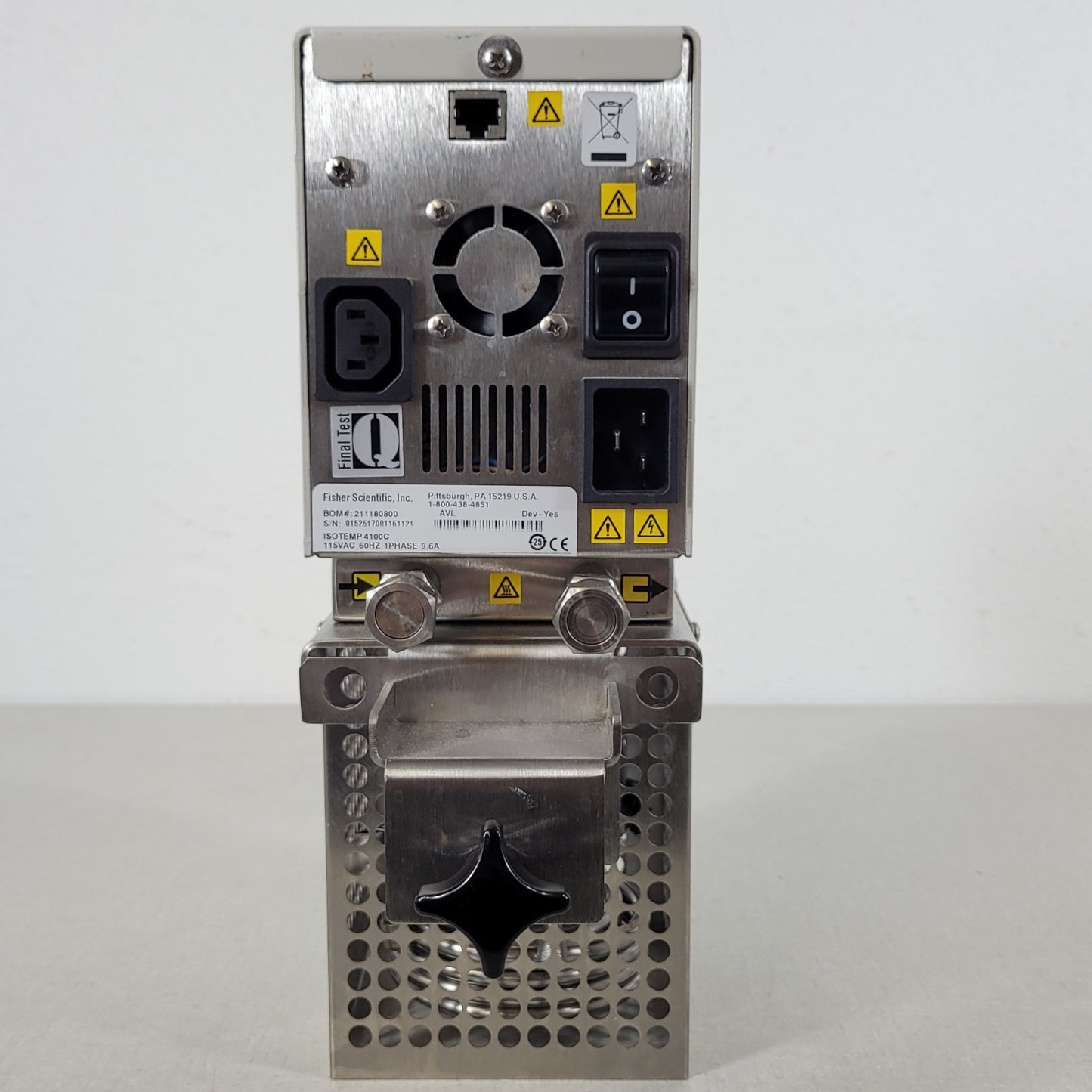 LOW HOURS Fisher Scientific Isotemp 4100C Digital Immersion Heater Water Bath