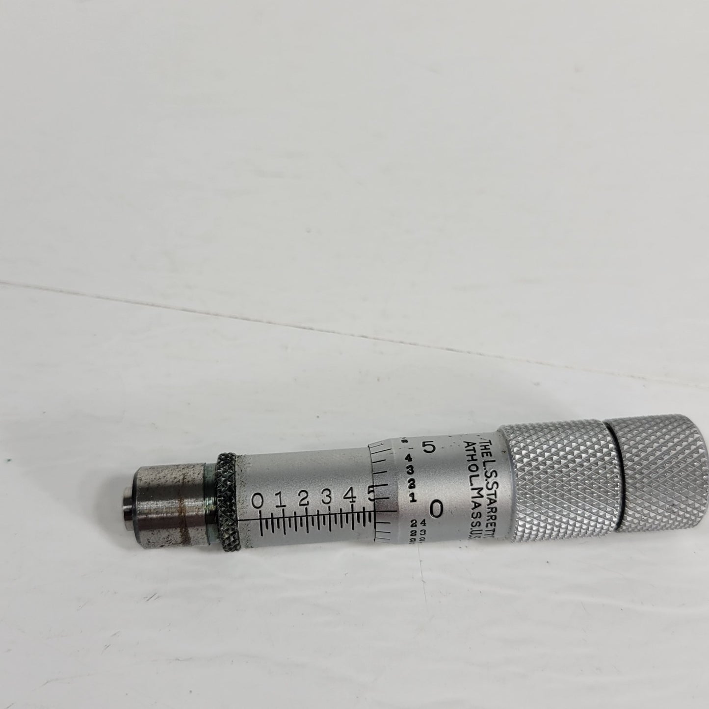 Two Starrett Micrometer Heads 0.001" 0-.5" Fowler Micrometer Head 0.001" 0-1"