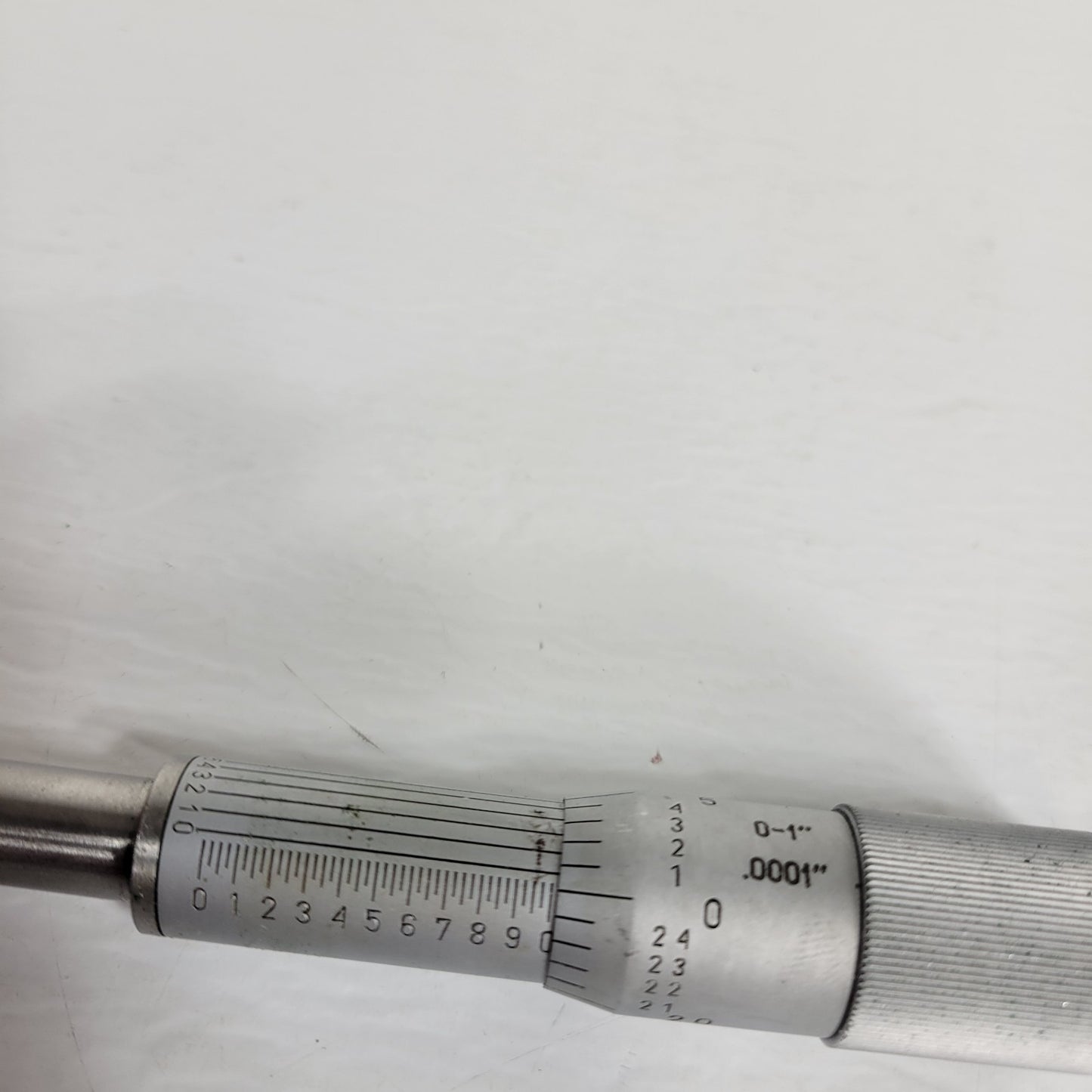Two Starrett Micrometer Heads 0.001" 0-.5" Fowler Micrometer Head 0.001" 0-1"