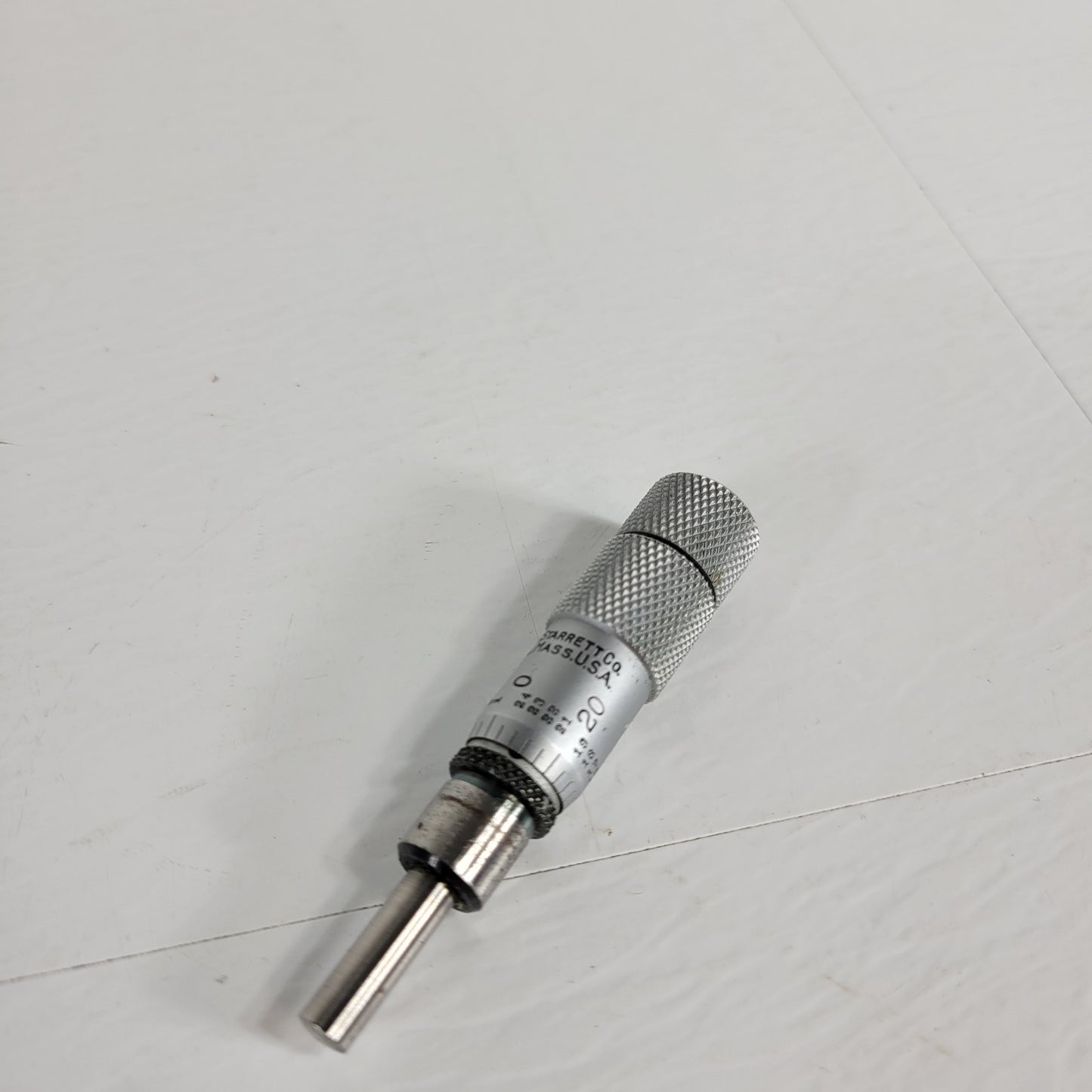 Two Starrett Micrometer Heads 0.001" 0-.5" Fowler Micrometer Head 0.001" 0-1"