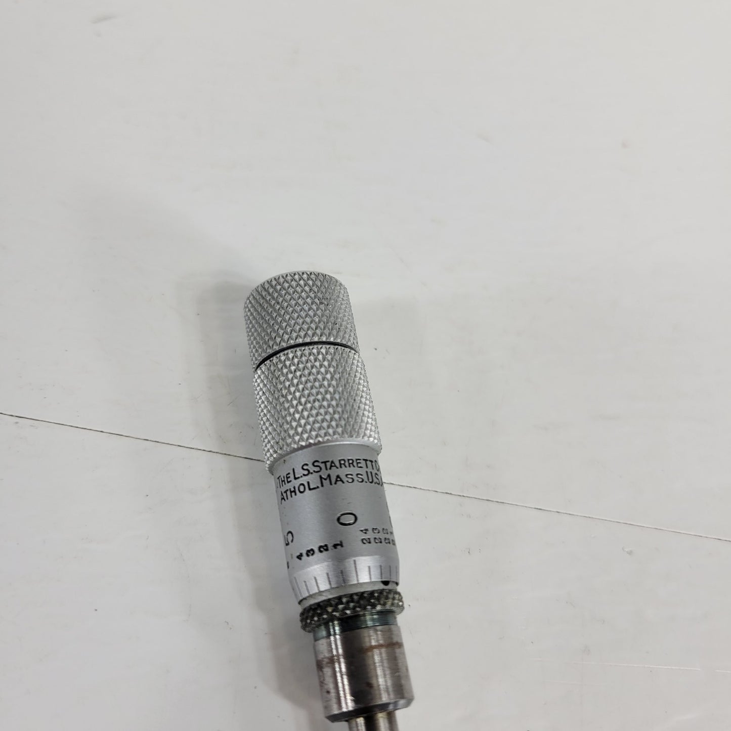 Two Starrett Micrometer Heads 0.001" 0-.5" Fowler Micrometer Head 0.001" 0-1"