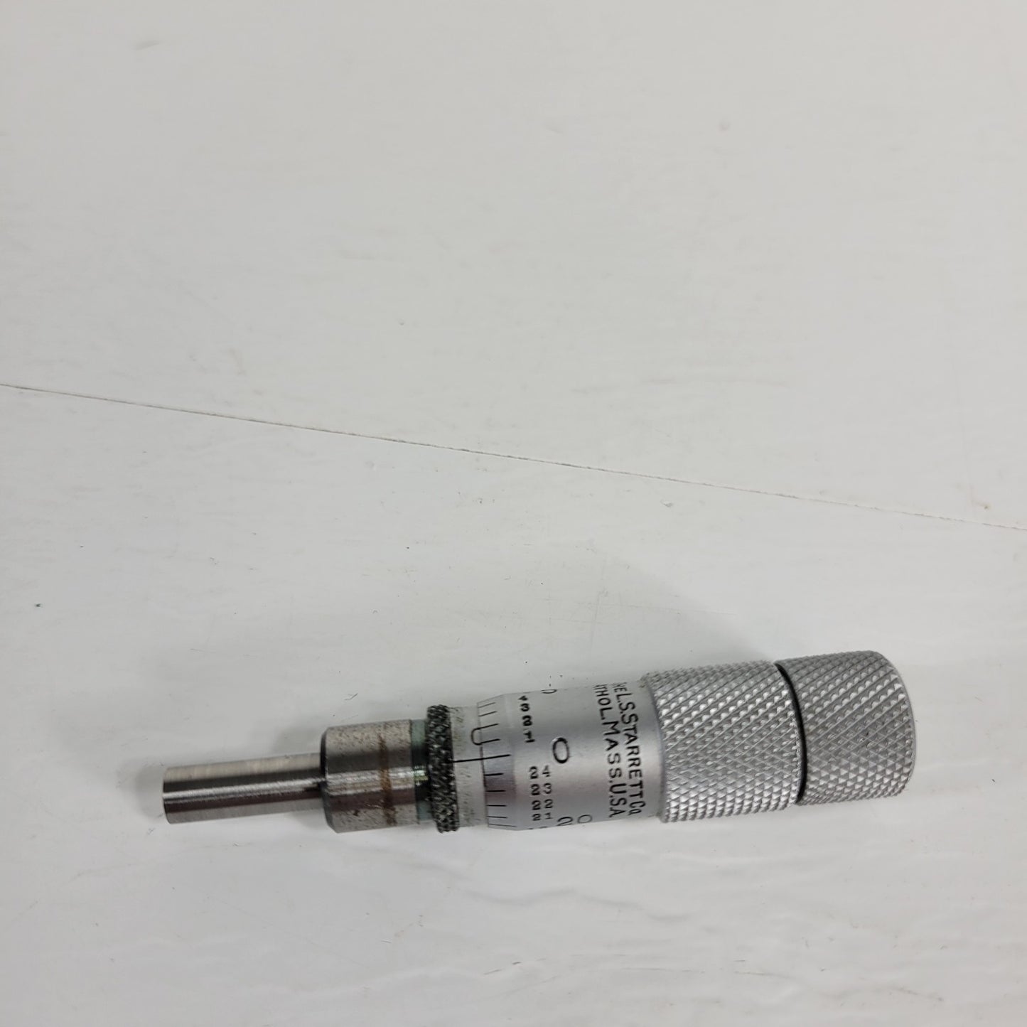 Two Starrett Micrometer Heads 0.001" 0-.5" Fowler Micrometer Head 0.001" 0-1"