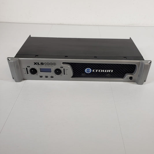 TESTED WORKS Crown XLS1000 Audio Power Amplifier 2U Rack Mount 1000W Two Channel
