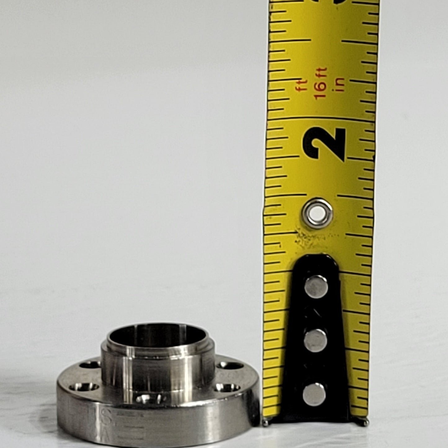 Set of Three 1.33" DN16CF Conflat Half Nipple 1/4" Bore 1/3" Weld High Vacuum