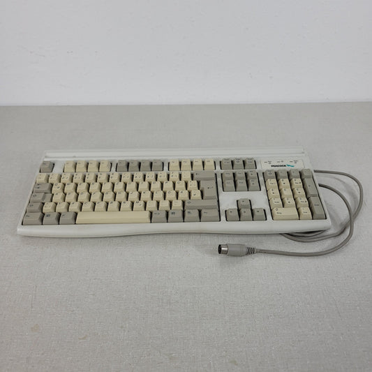 Vintage Mitsumi Peacock Mechanical Keyboard KPQ-E99ZC-13 5-pin DIN Connector