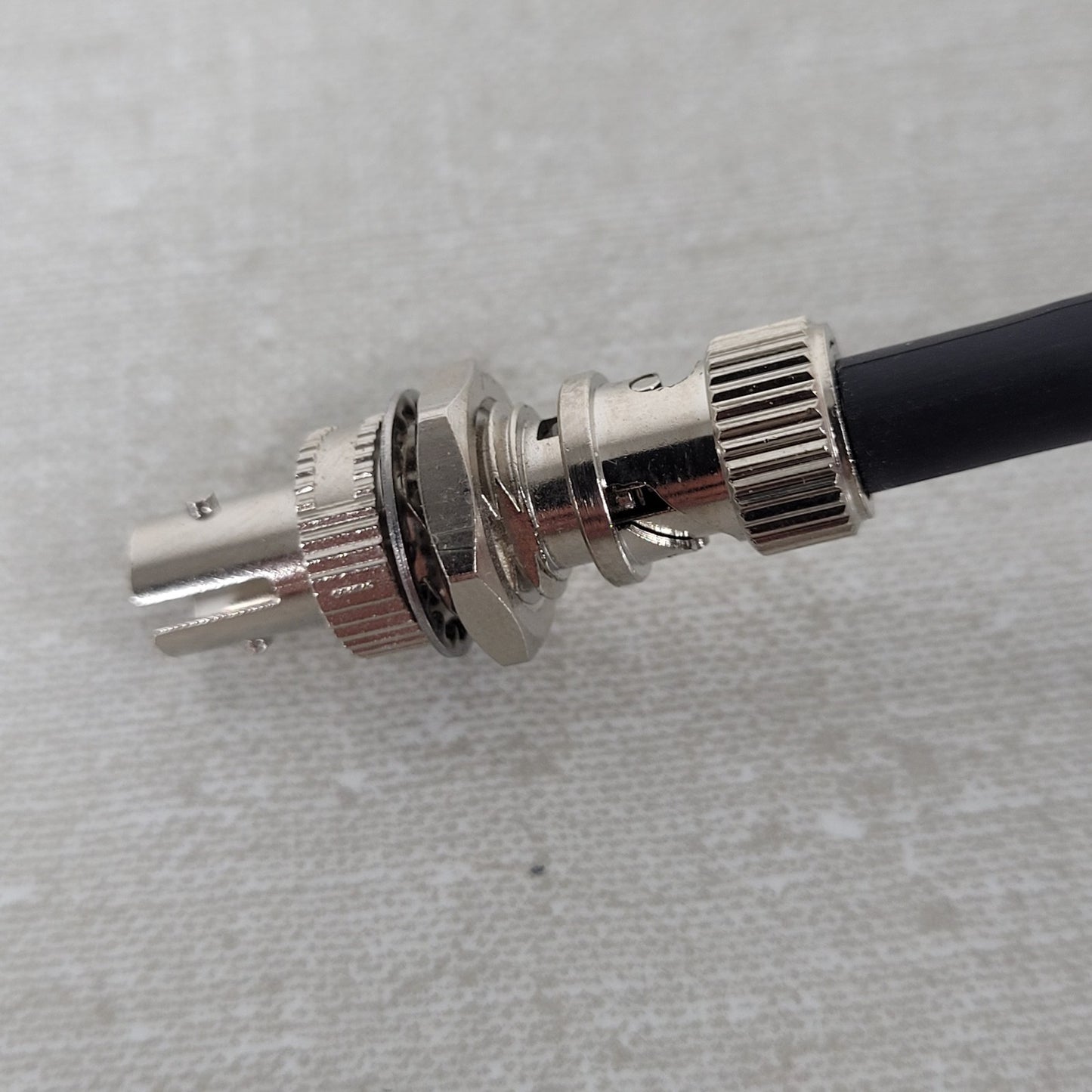 Ocean Optics ZDF-10484 Fiber Optic Cable Female BNC to Male 10.5" VIS Range