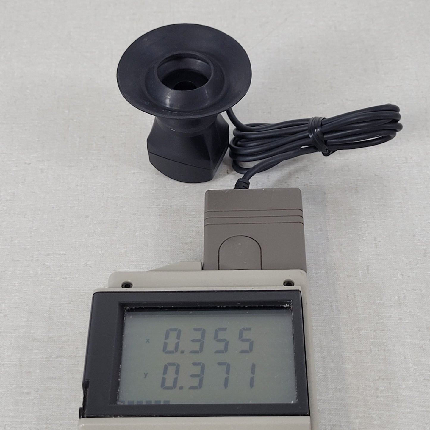 Tested Tektronix J1820 Chromaticity Head Detector For Photometer Light LumaColor