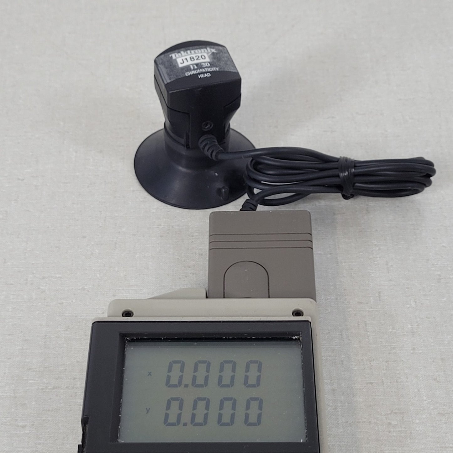 Tested Tektronix J1820 Chromaticity Head Detector For Photometer Light LumaColor