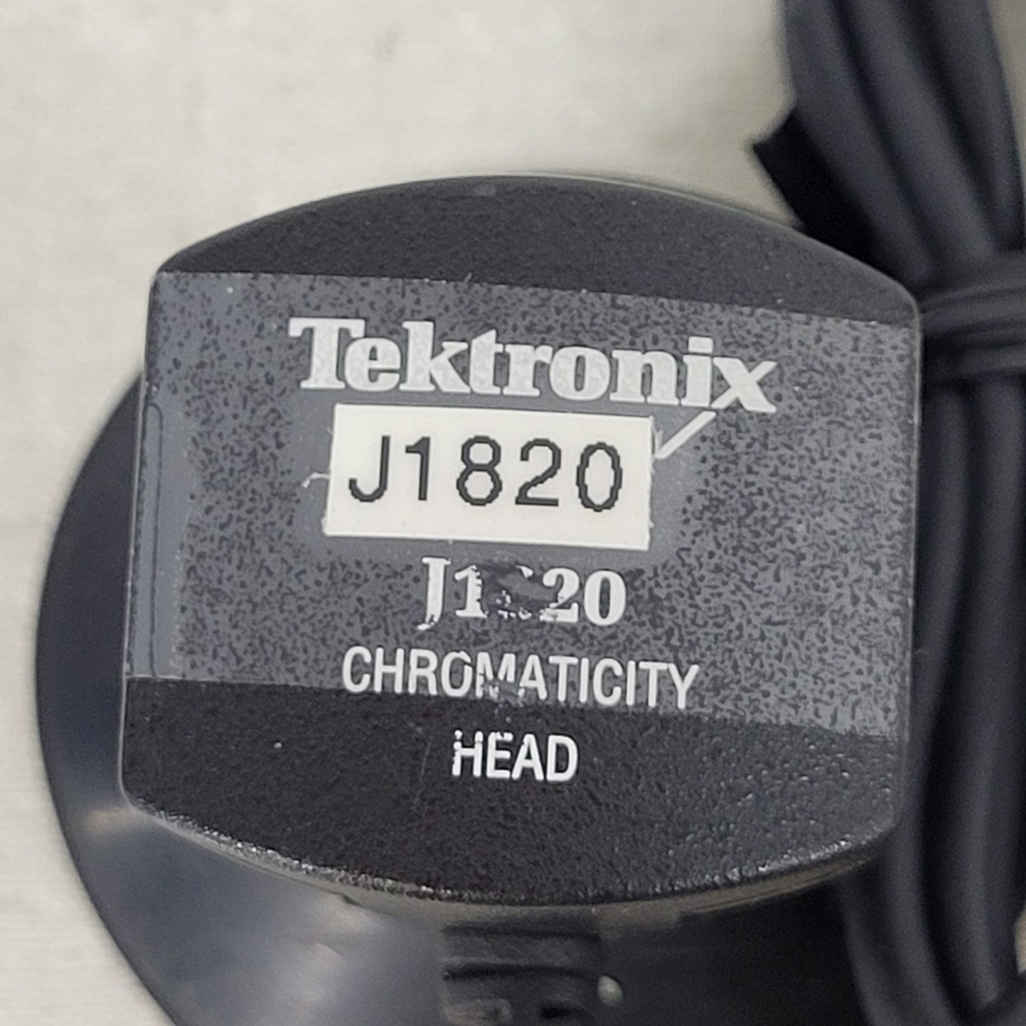 Tested Tektronix J1820 Chromaticity Head Detector For Photometer Light LumaColor