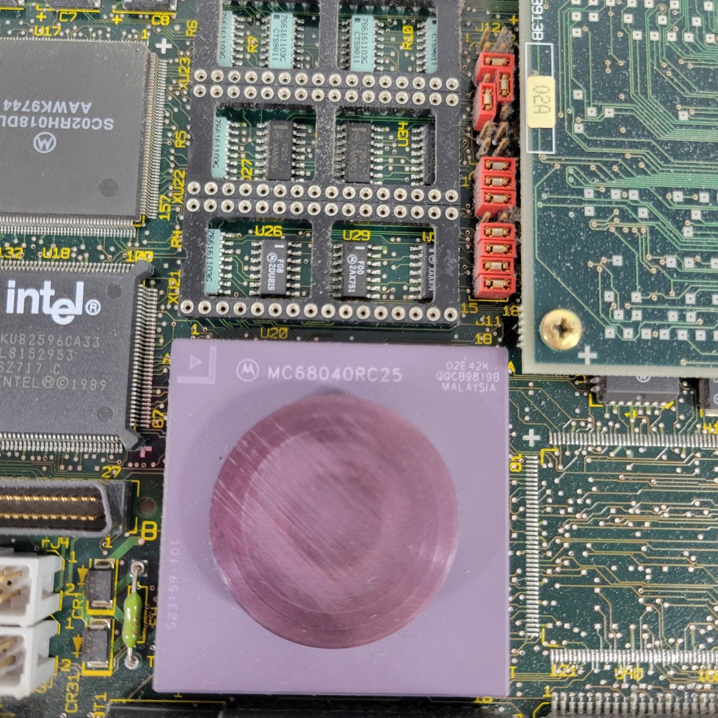 Motorola MVME 162-222 64-W4259C03A Rev D  84-W8866B01E FAB Rev A 01-W3866B-48B