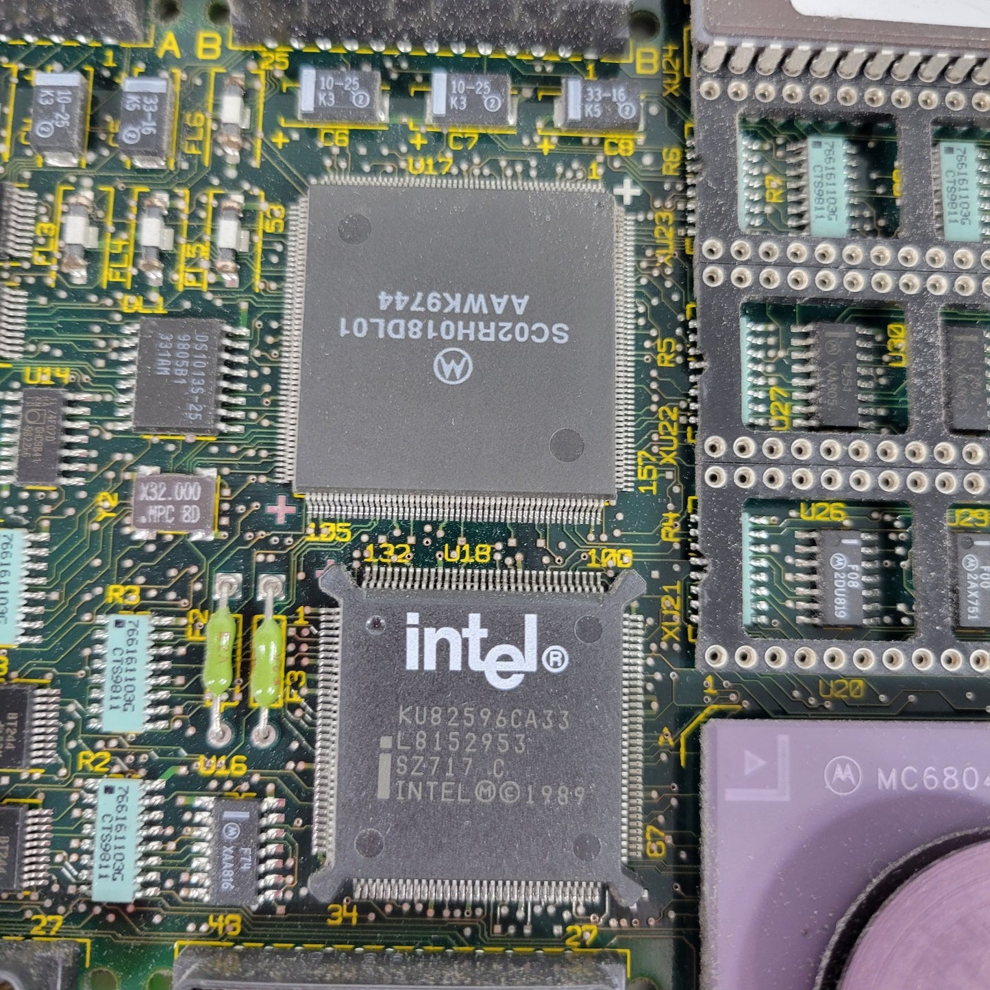 Motorola MVME 162-222 64-W4259C03A Rev D  84-W8866B01E FAB Rev A 01-W3866B-48B