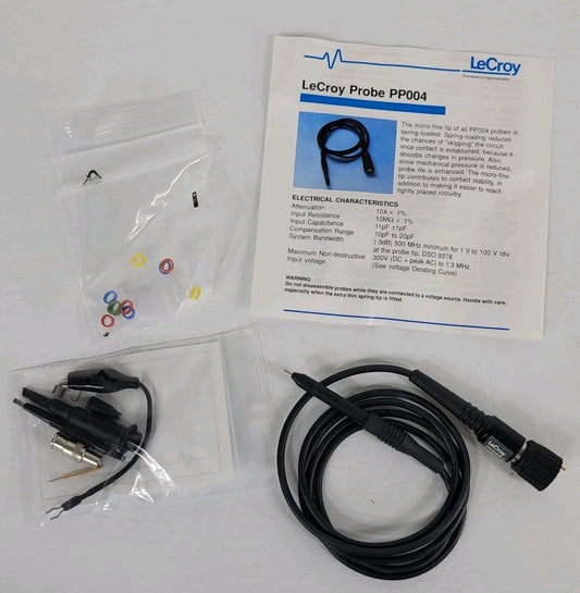 LeCroy Oscilloscope Passive Probe PP004 Kit Micro-fine Tip For Circuit Boards