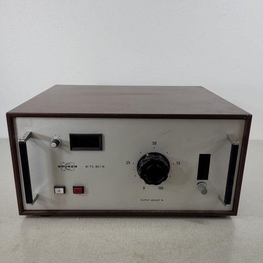 Bruker B-TC 80/15 Nuclear Magnetic Resonance NMR Temperature Control Unit BTC