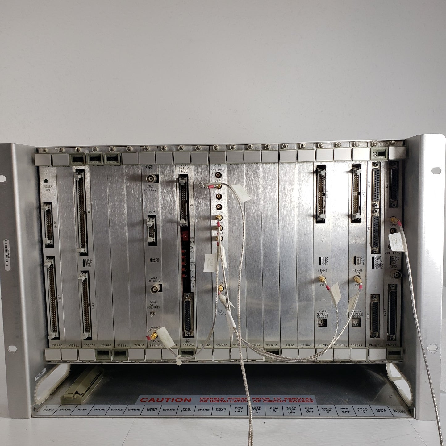 Varian NMR Control Chassis V8021J1-5205 Rev B 0099317200 Rev B HS&R AP&F PFG