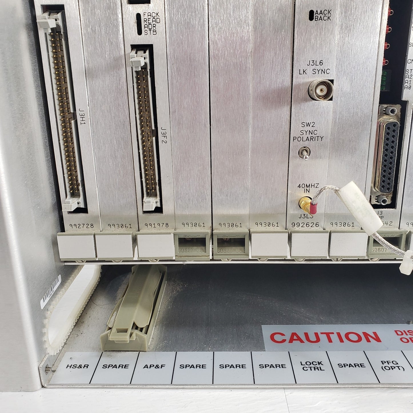 Varian NMR Control Chassis V8021J1-5205 Rev B 0099317200 Rev B HS&R AP&F PFG