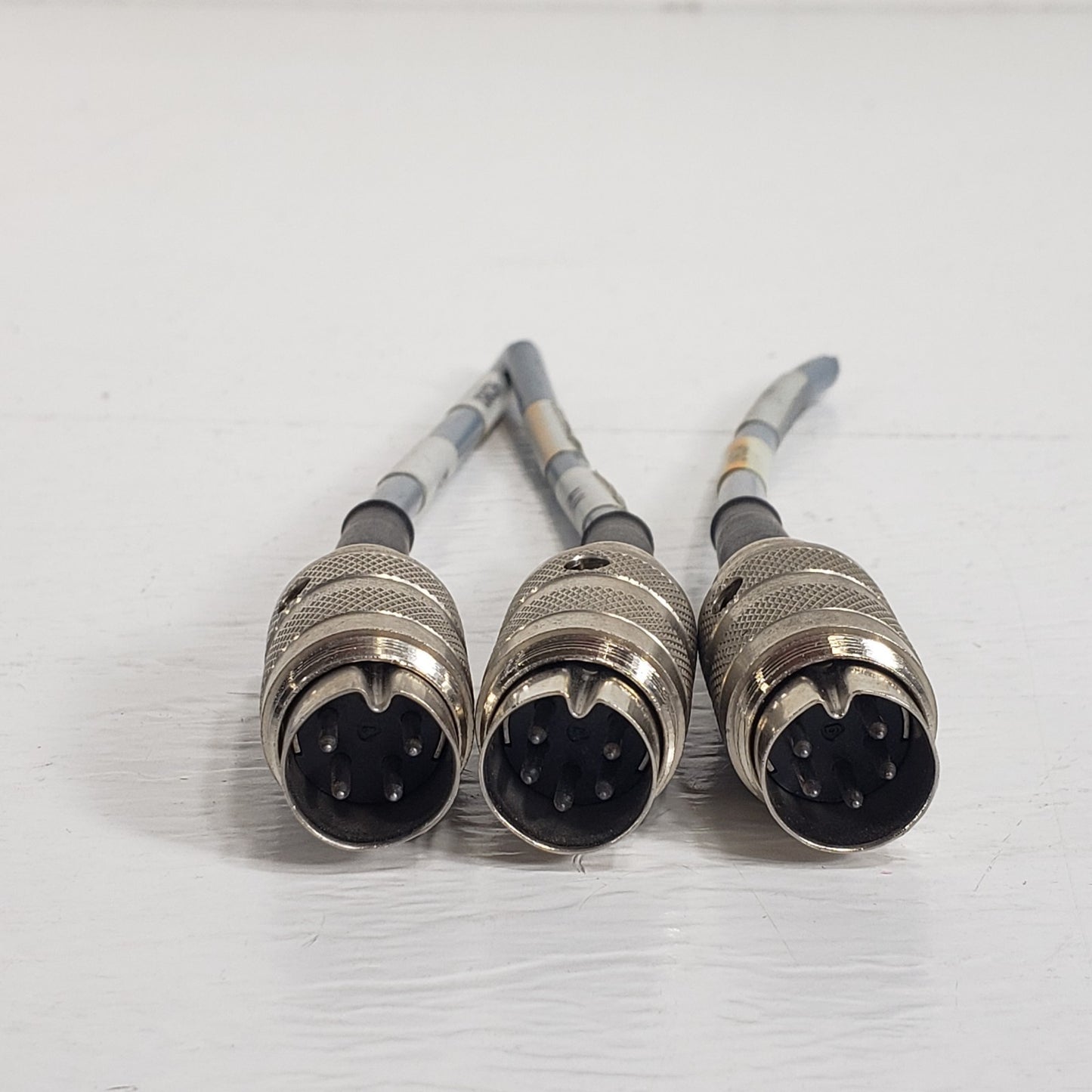 M16 DIN Male Cable Connector One 4 Pin Connector Two 5 Pin Connectors