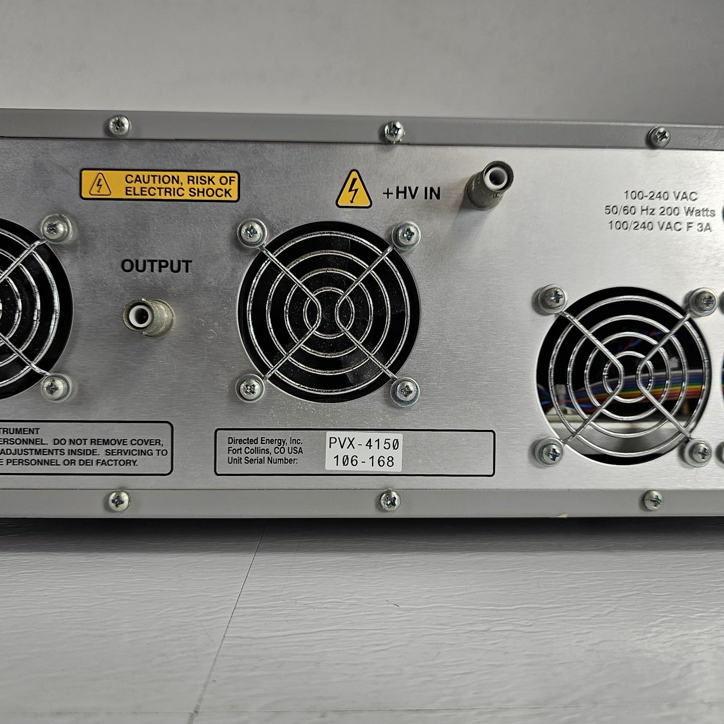 TESTED- DEI Directed Energy BNC PVX-4150 High Voltage Pulse Generator +/-1500V