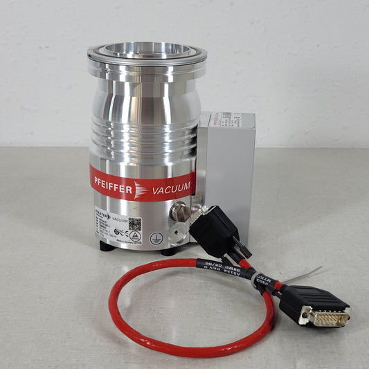Pfeiffer Vacuum HiPace 80 Turbopump w/ TC110 Pump Controller UHV Turbomolecular