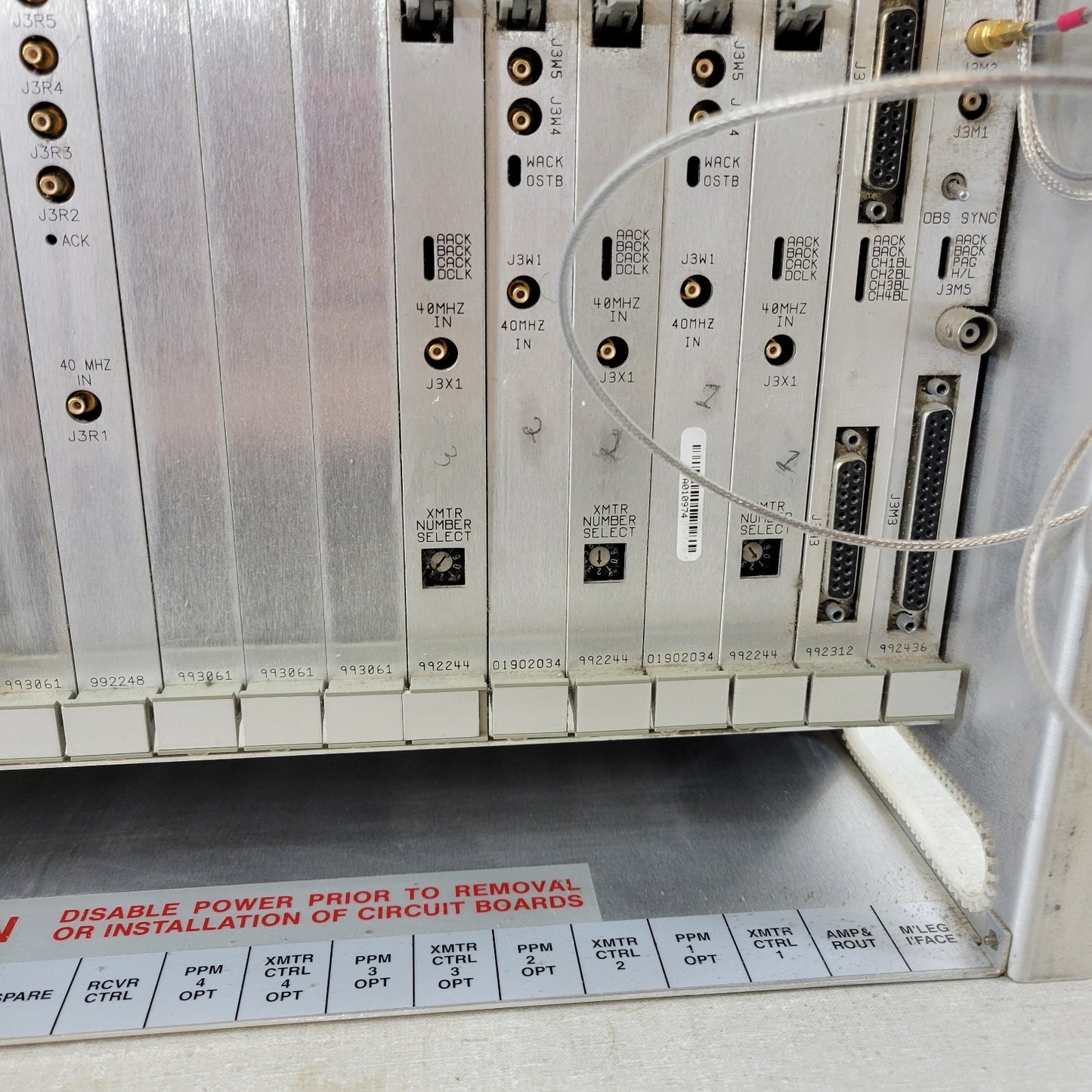 Varian NMR Control Chassis V8021J1-5205 Rev B 0099317200 Rev B HS&R AP&F PFG