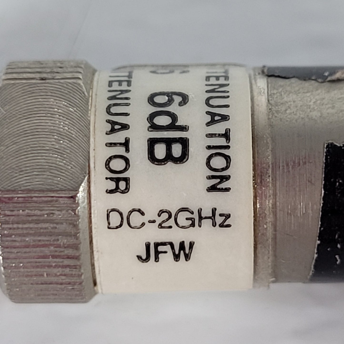 50FP-006 50 Ohm Attenuator 6dB DC-2GHz JFW BNC Male and Female Connectors