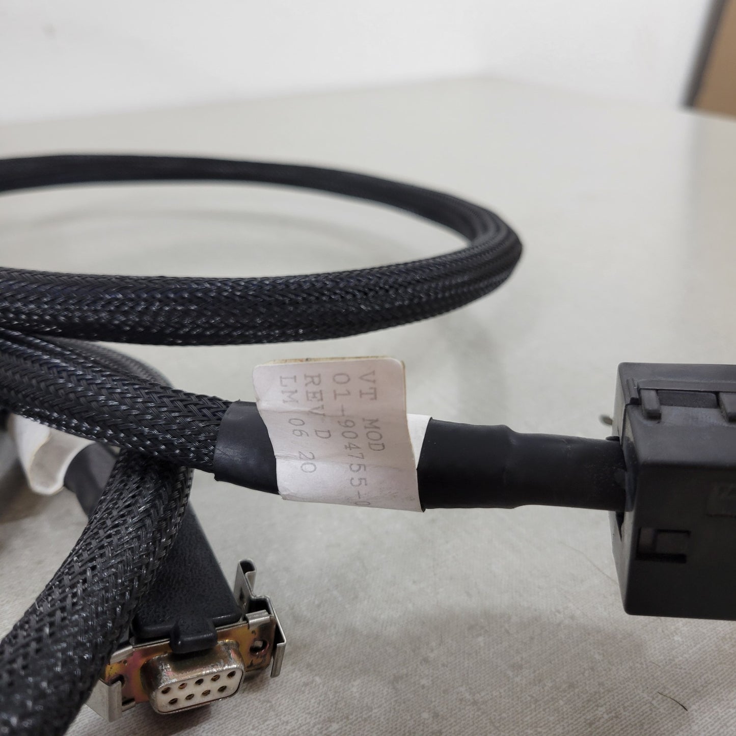 Varian NMR Cable 01-904755-00 Rev D P6004 9 Pin To Themocouple And 6 Pin 20Ft