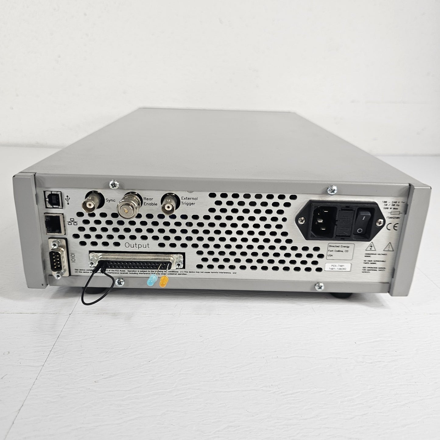 Directed Energy DEI PCX-7401 3A Pulsed Diode Laser Supply Current Source Driver
