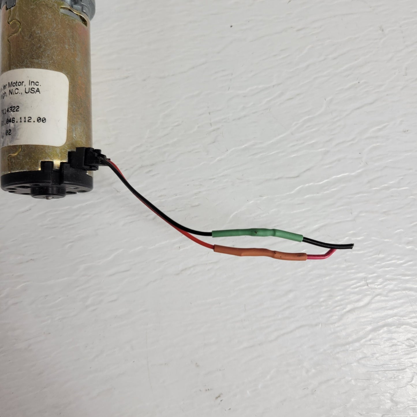 Buhler 1.61.046.112.00 Gear DC Motor Head 127K14322 4" Length