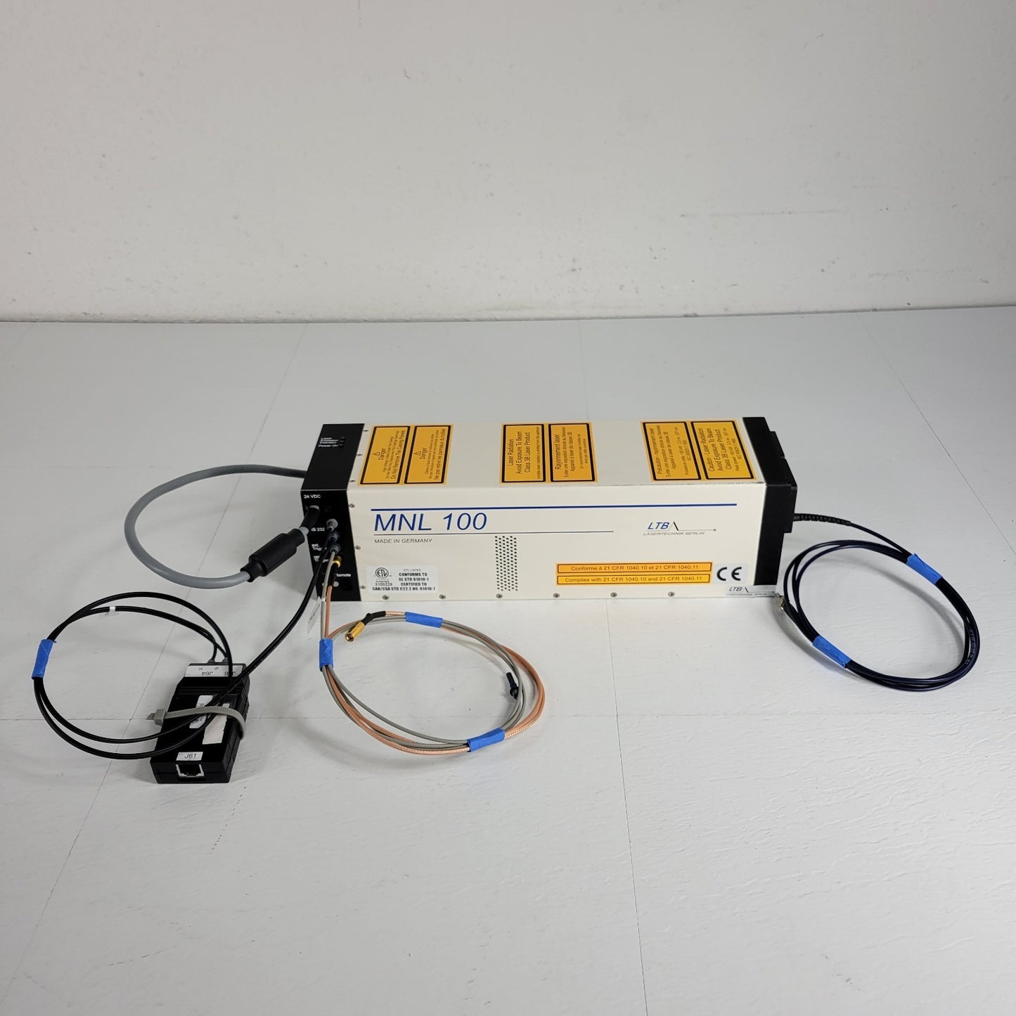 LTB Lasertechnik Berlin MNL-100 Compact UV Nitrogen Laser Wavelength 337.1nm