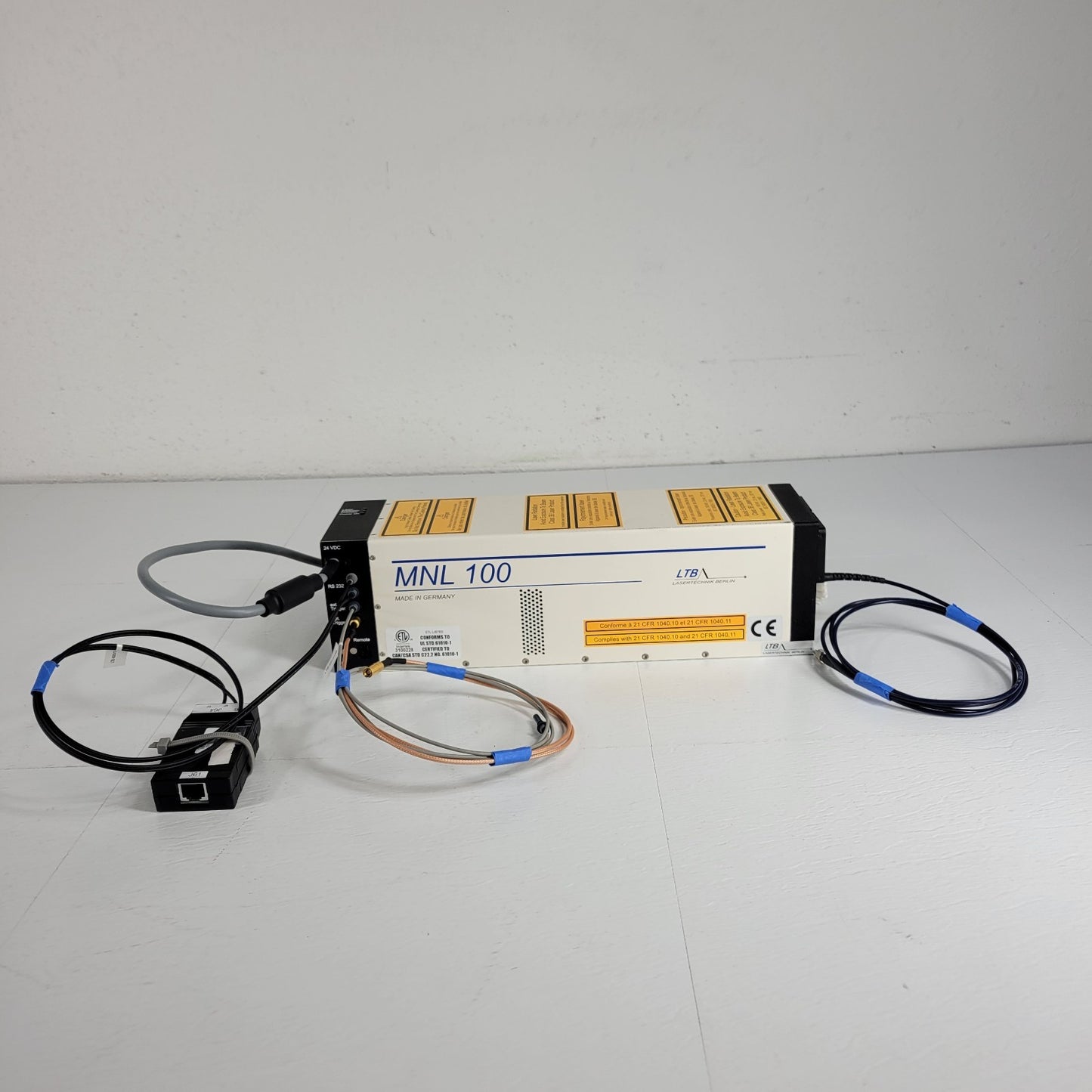 LTB Lasertechnik Berlin MNL-100 Compact UV Nitrogen Laser Wavelength 337.1nm