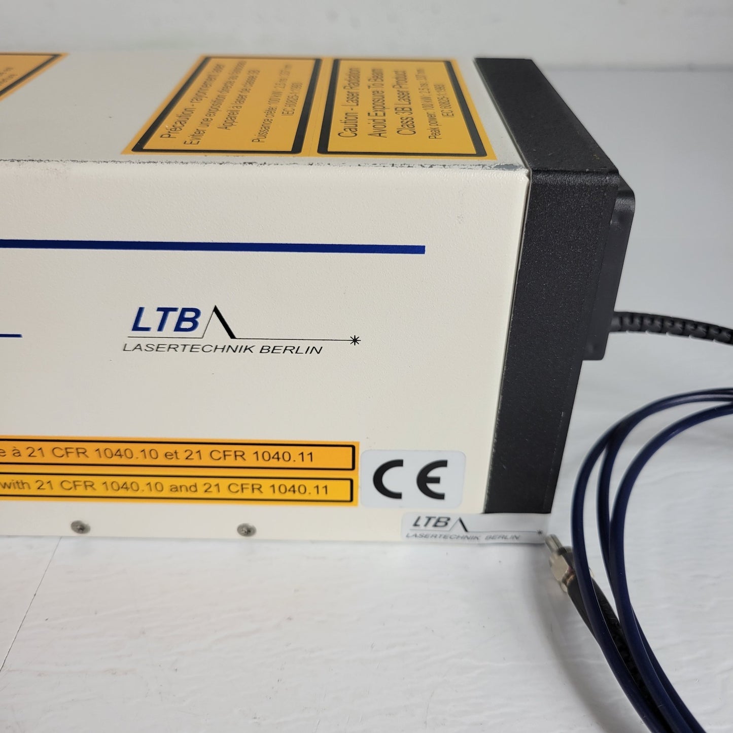 LTB Lasertechnik Berlin MNL-100 Compact UV Nitrogen Laser Wavelength 337.1nm
