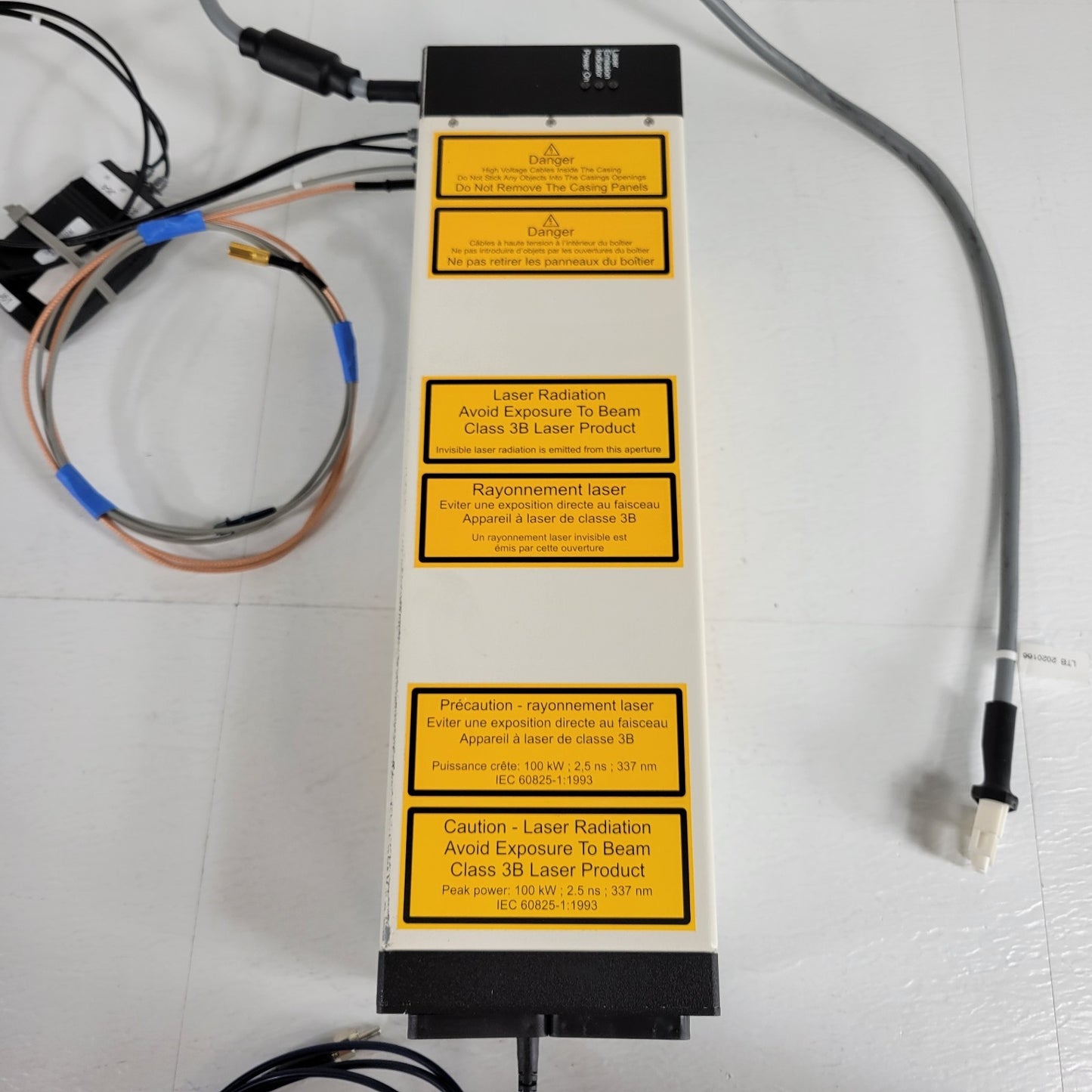 LTB Lasertechnik Berlin MNL-100 Compact UV Nitrogen Laser Wavelength 337.1nm