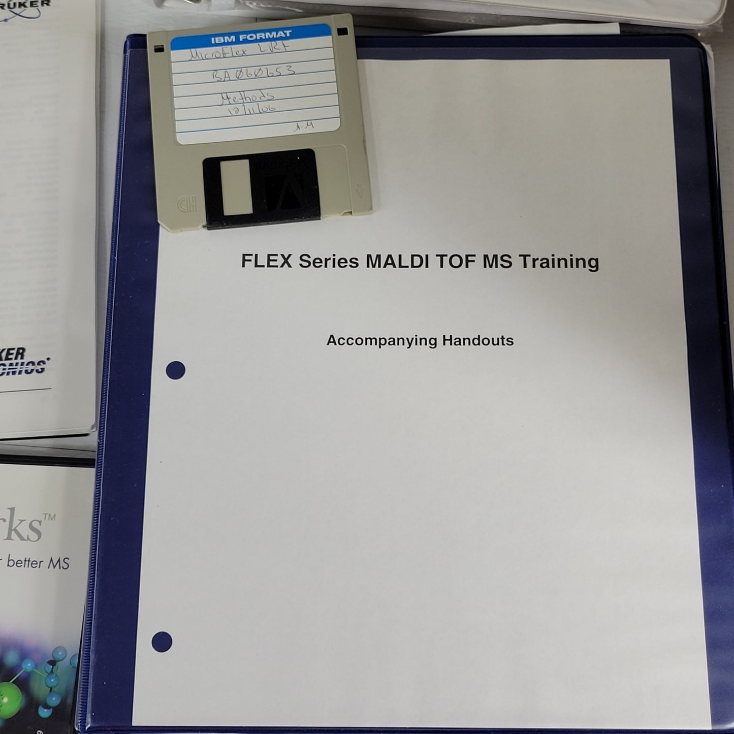 Bruker Microflex LT/SH Mass Spectrometer Software Desktop PC w/ Manuals