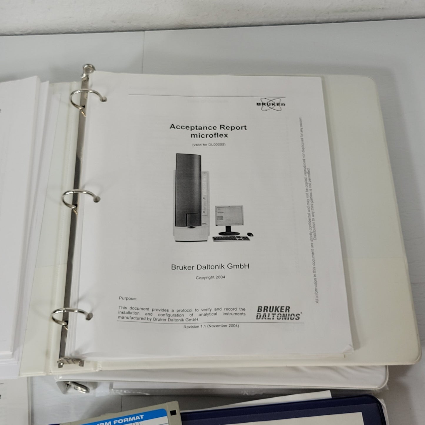 Bruker Microflex LT/SH Mass Spectrometer Software Desktop PC w/ Manuals