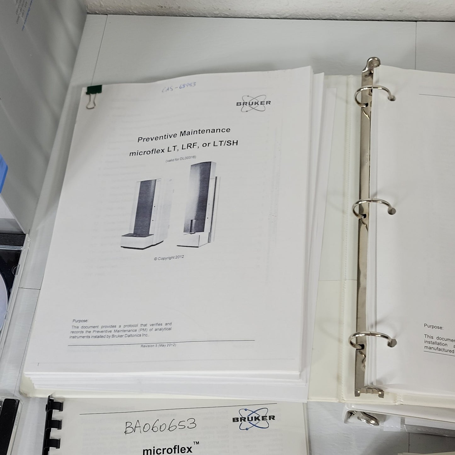 Bruker Microflex LT/SH Mass Spectrometer Software Desktop PC w/ Manuals