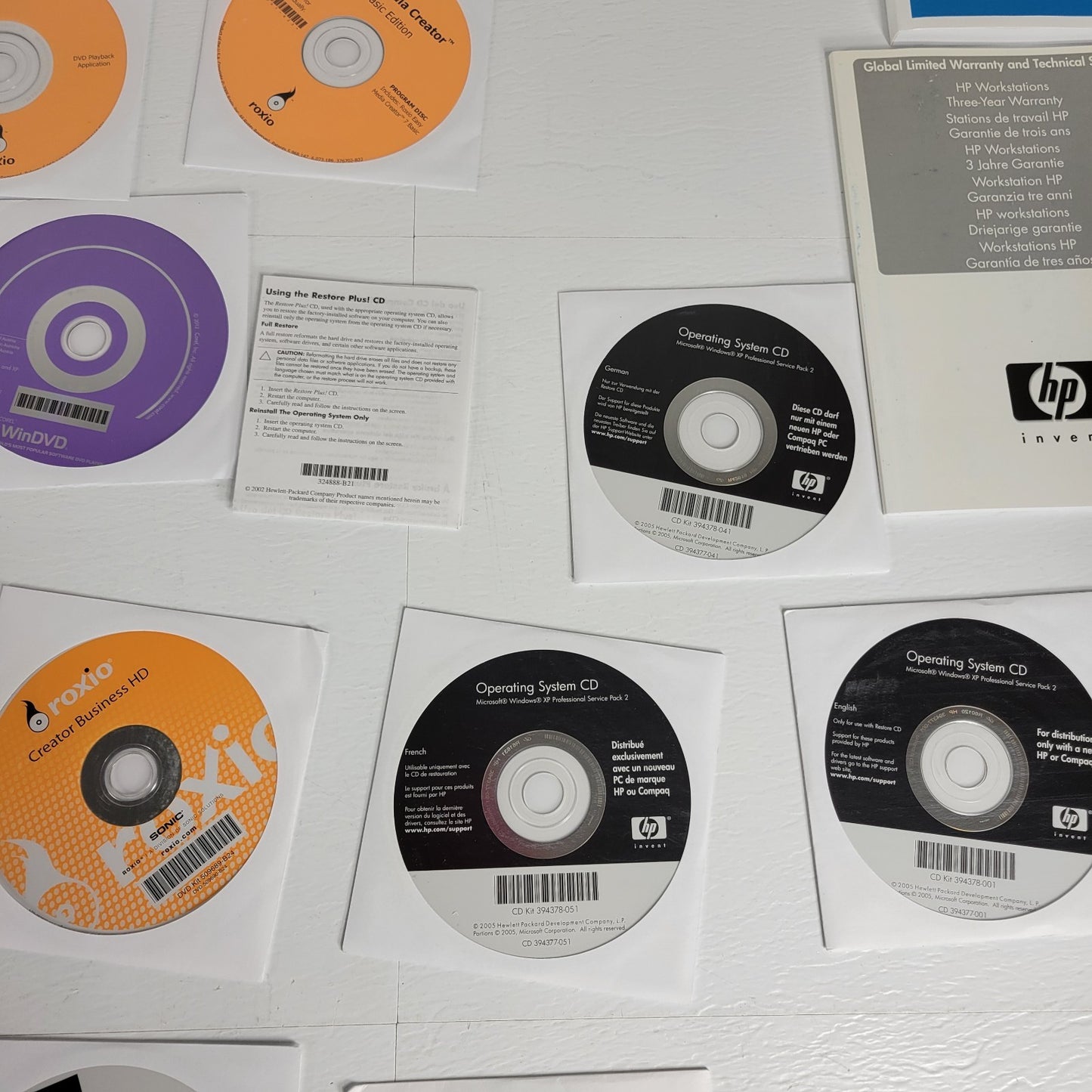Operating CDs For Microsoft WinTV Moxa Software Hero Multimedia Suite CinePlayer