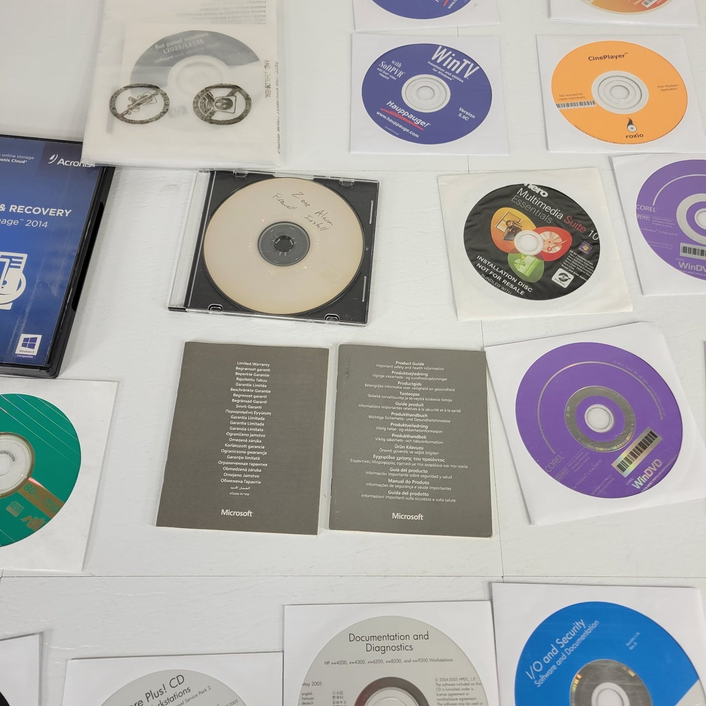 Operating CDs For Microsoft WinTV Moxa Software Hero Multimedia Suite CinePlayer