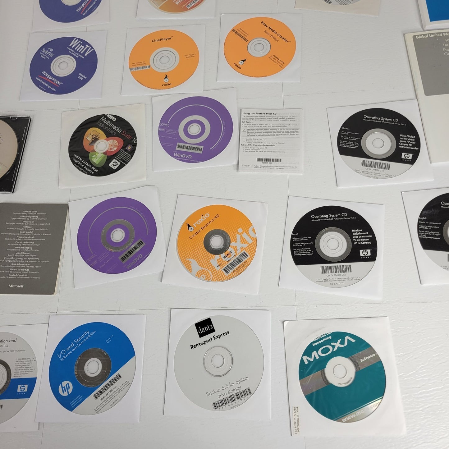 Operating CDs For Microsoft WinTV Moxa Software Hero Multimedia Suite CinePlayer