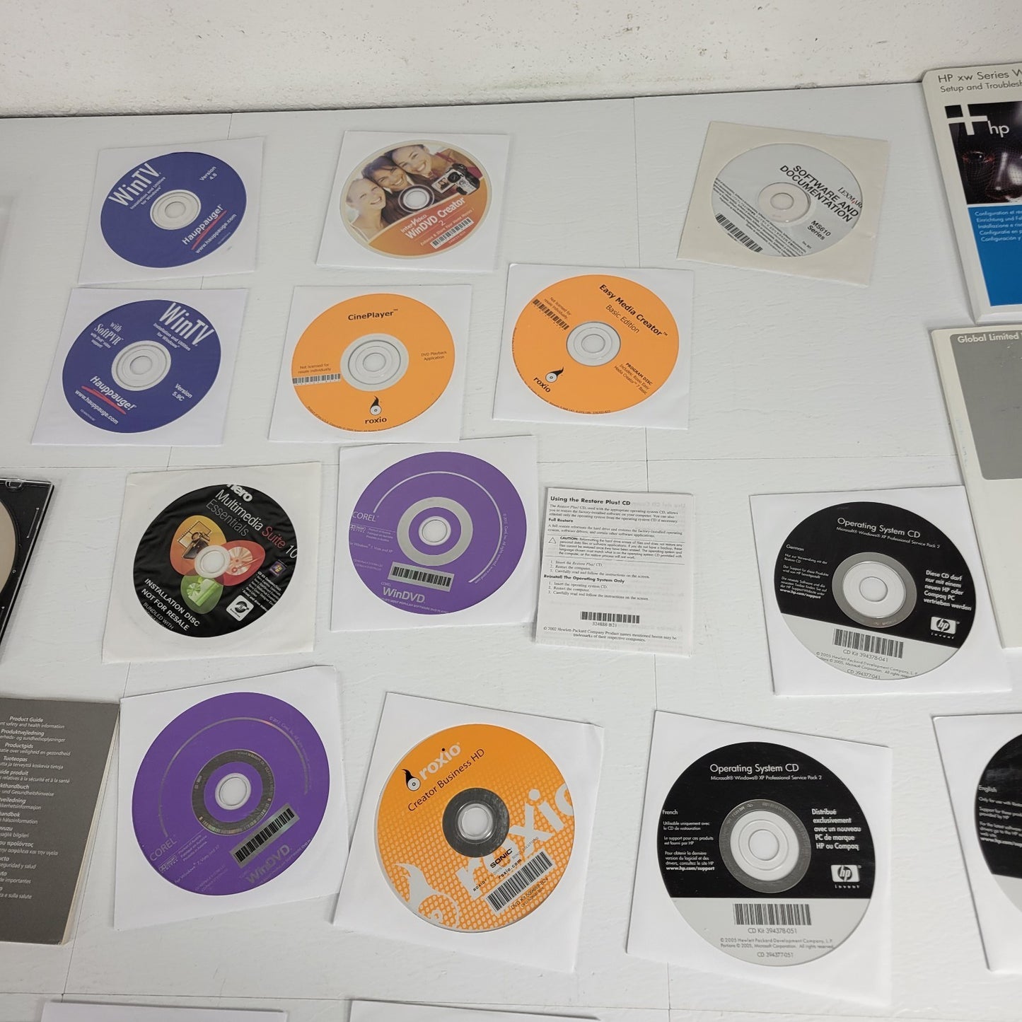Operating CDs For Microsoft WinTV Moxa Software Hero Multimedia Suite CinePlayer