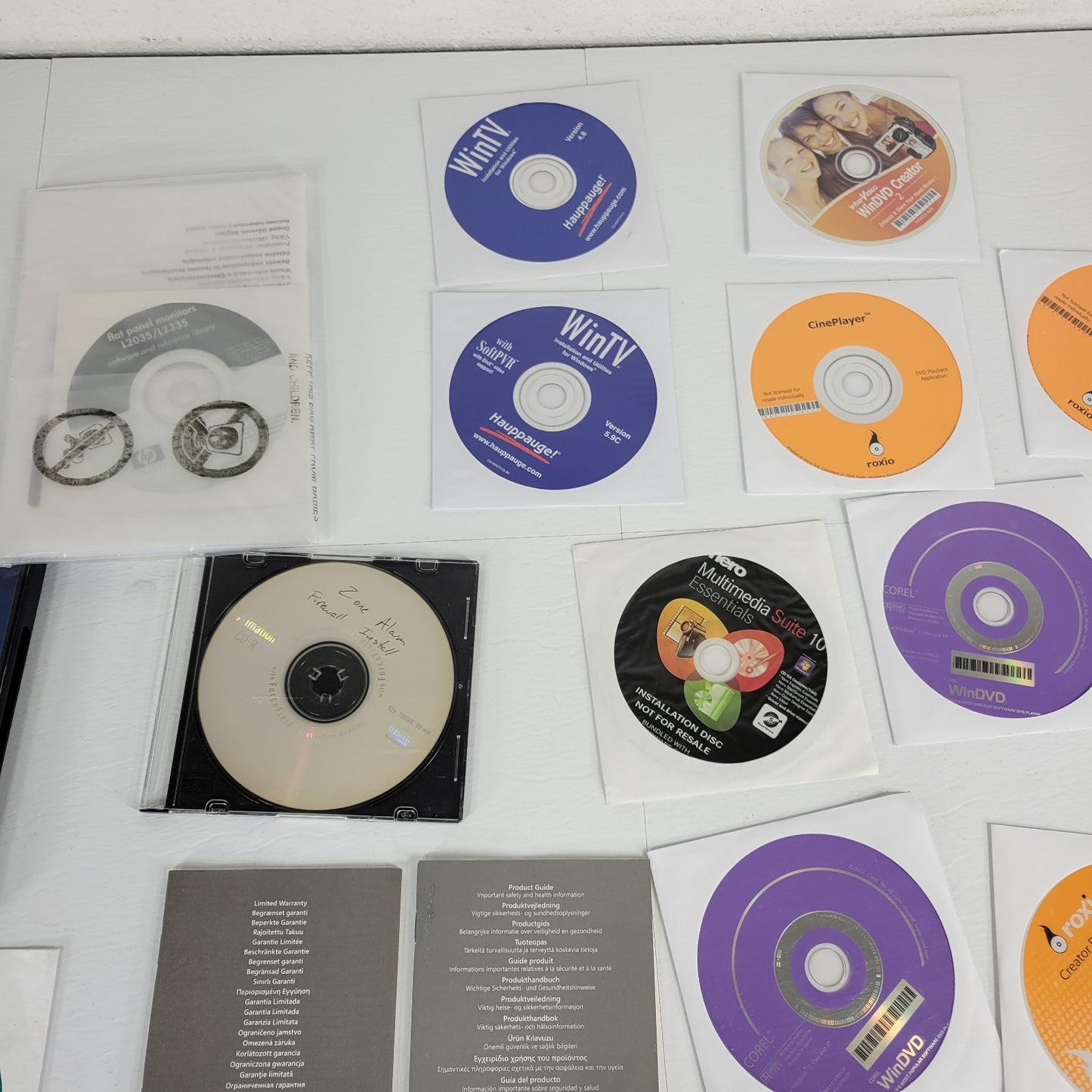 Operating CDs For Microsoft WinTV Moxa Software Hero Multimedia Suite CinePlayer