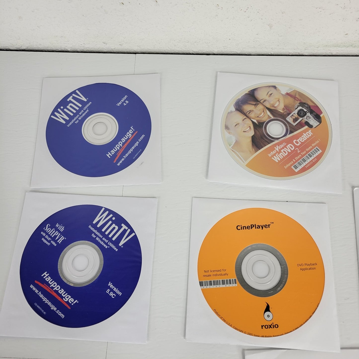 Operating CDs For Microsoft WinTV Moxa Software Hero Multimedia Suite CinePlayer