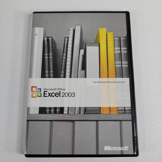 Vintage Microsoft Office Excel Spreadsheet 2003 Disc Software in Great Condition